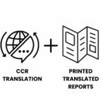 Report Translation & Printed "A" Tri-Fold Translated Reports
