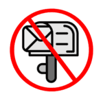No Postcards Mailed to Customers